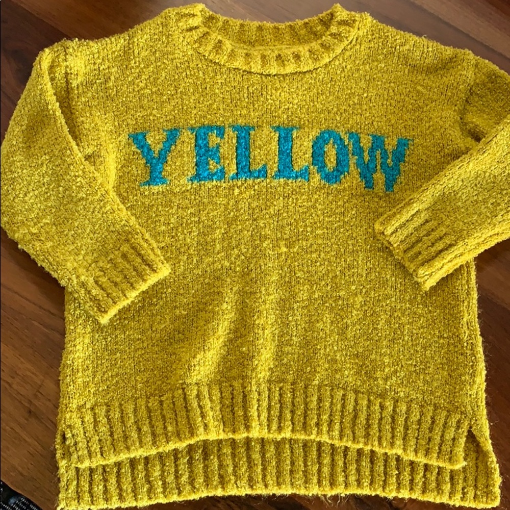 Zara Yellow Sweater